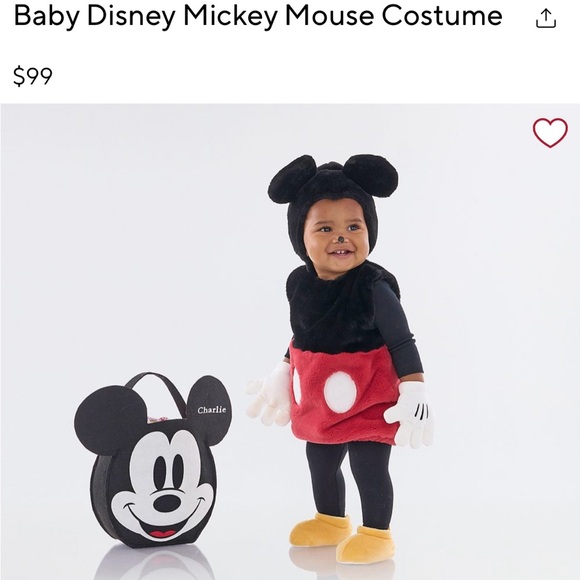 Pottery Barn Kids Mickey Costume - Picture 3 of 3